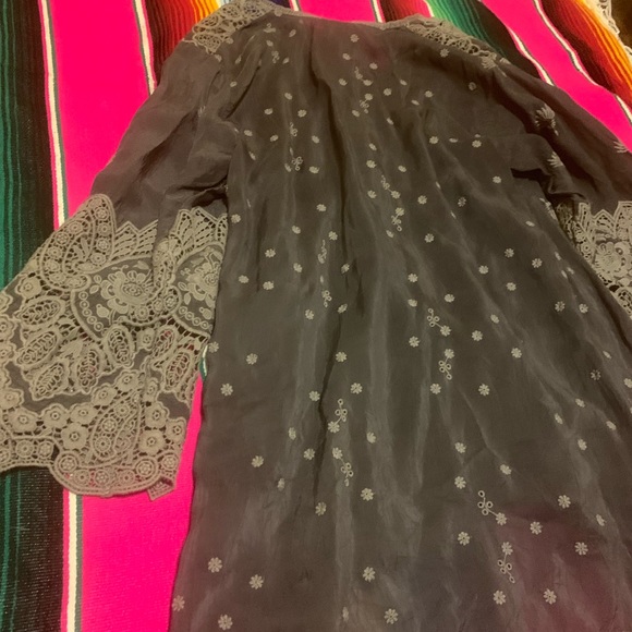 GRAY SMALL JOHNNY WAS TUNIC - Picture 7 of 8